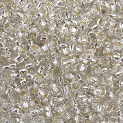 222-144204.SLC.jpg 10/0 Seed Beads - Crystal Lined 20g Image