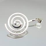 Spiral Bail - Silver Plate