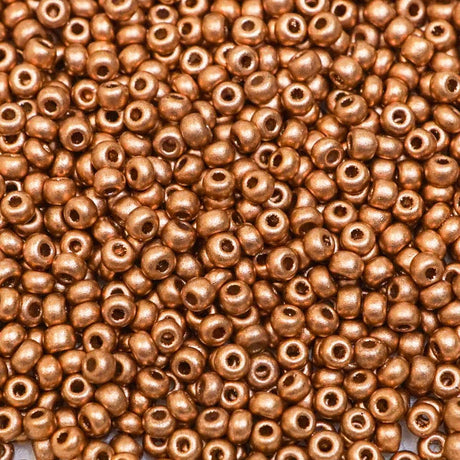 229-1017.SLC.1.jpg Seed Beads 10/0 Matte Metallic Copper - 20g Image