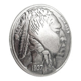 Indian Head Coin Tack - Old Silver 25pk