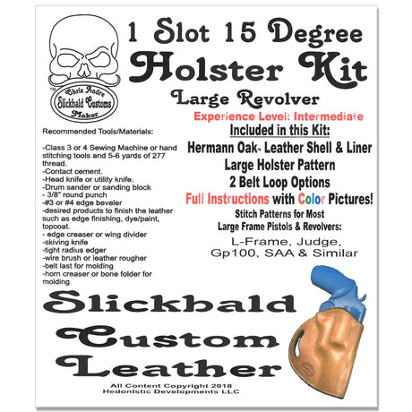 1SHK.Large Revolver.01.jpg Slickbald Holster Kits - 1-Slot Image