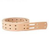 100-201.SLC.01.jpg 1 1/2" Natural Hermann Oak Double Hole Belt Blank Image