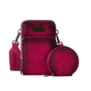 Hot Pink Wrangler Crossbody Cellphone Purse