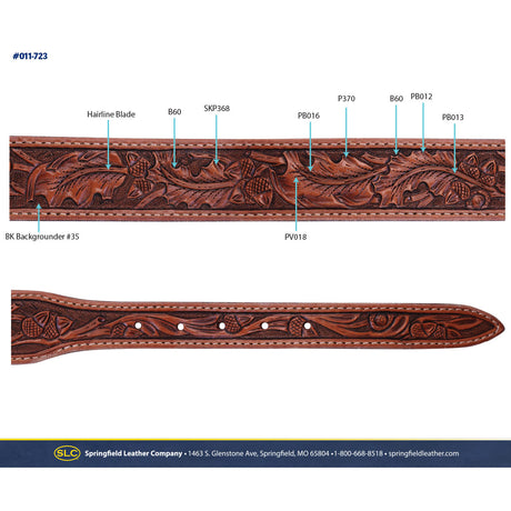 011-723.SLC.03.jpg CarveRite - Oak Leaf & Acorn Belt Image
