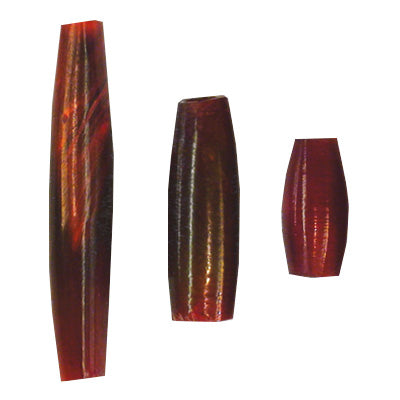 205-115.SLC.jpg 1 ½" Hair Pipe Beads - Red 50pk Image