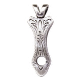 Concho Pendant Adaptor - Silver Plate