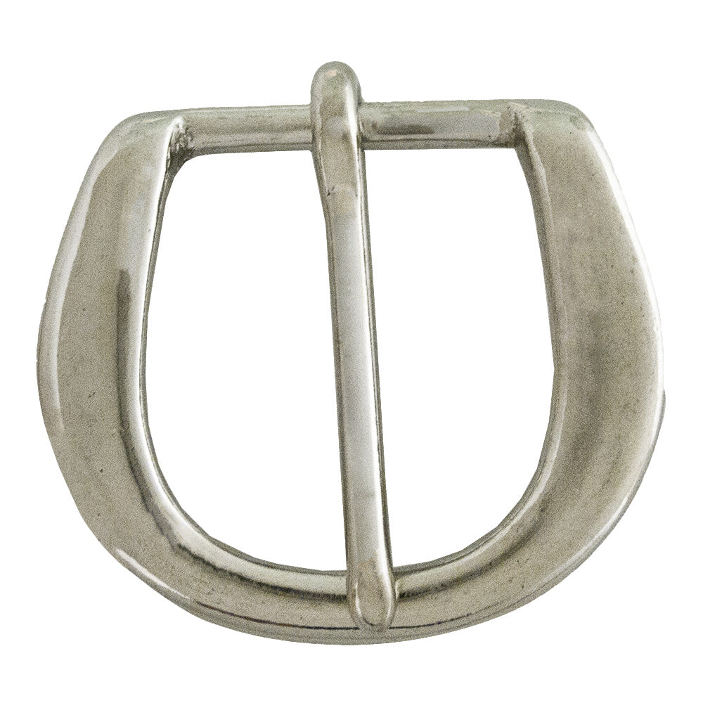 4-158804.SLC.jpg ¾" Heel bar Buckle - Soild Brass/Nickel Plate Image