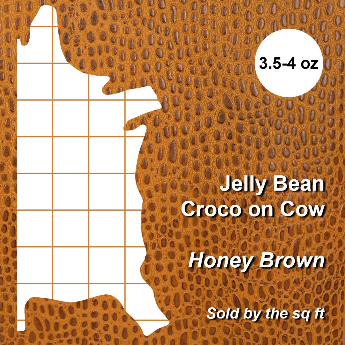 371-11162.SLC.4.jpg Jelly Bean Croco Side - Honey Brown Image