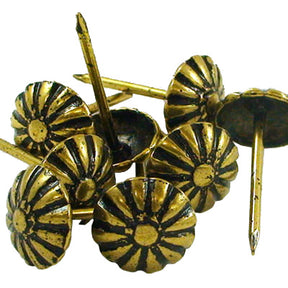 ¾" Daisy Tack - Brass Plate 100pk