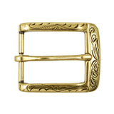378-3207.SLC.1.jpg 1 ¼" Rounded Engraved Buckle - Antique Brass Image