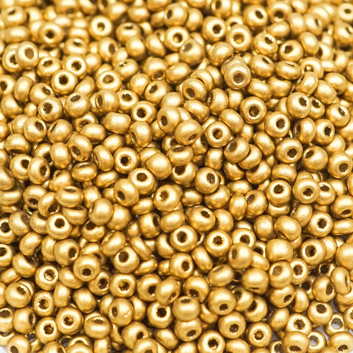 229-1011.SLC.1.jpg Seed Beads 10/0 Matte Gold - 20g Image