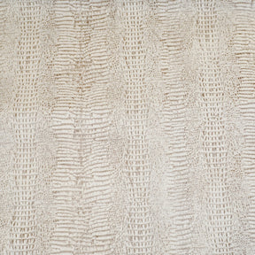 Embossed Gator on Cow - Antique Bone