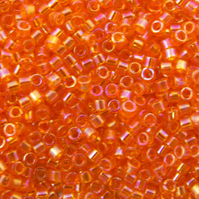 Delica Bead - Transparent Tangerine AB DB151