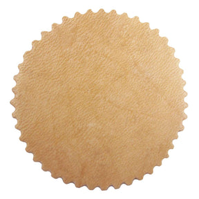 Leather Shape - Crinkle Rounder