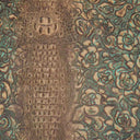 FCEC.Mocha Turquoise.03.jpg Floral Croc Embossed Cow Image