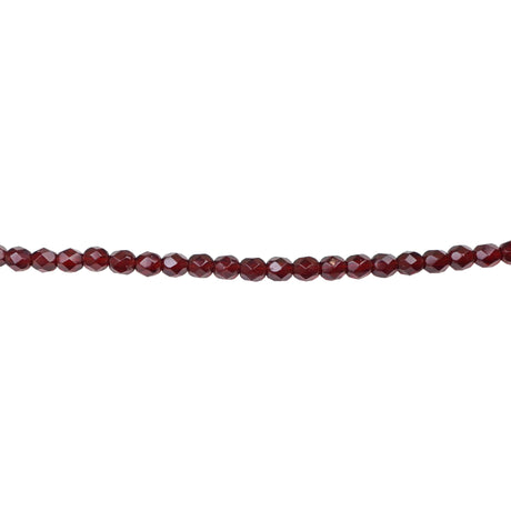 339-51.SLC.1.jpg 4mm Garnet Bead Strand - Firepolished Image