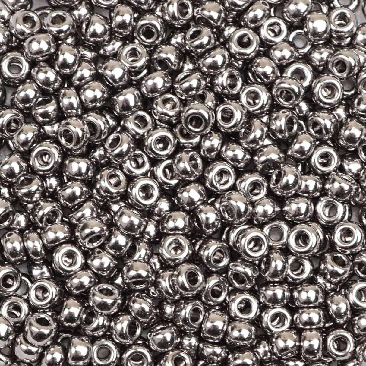 193-8190.SLC.1.jpg 8/0 Seed Beads - Nickel Plated 10g Image
