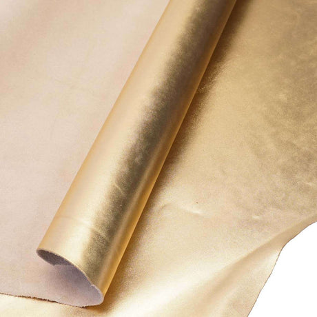 50-1006.SLC.01.jpg Metallic Cow Side - Gold Image