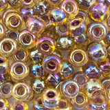 6/0 Seed Beads - Berry Light Topaz AB 20g