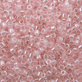Delica Bead - Lined Crystal/Pale Salmon DB234