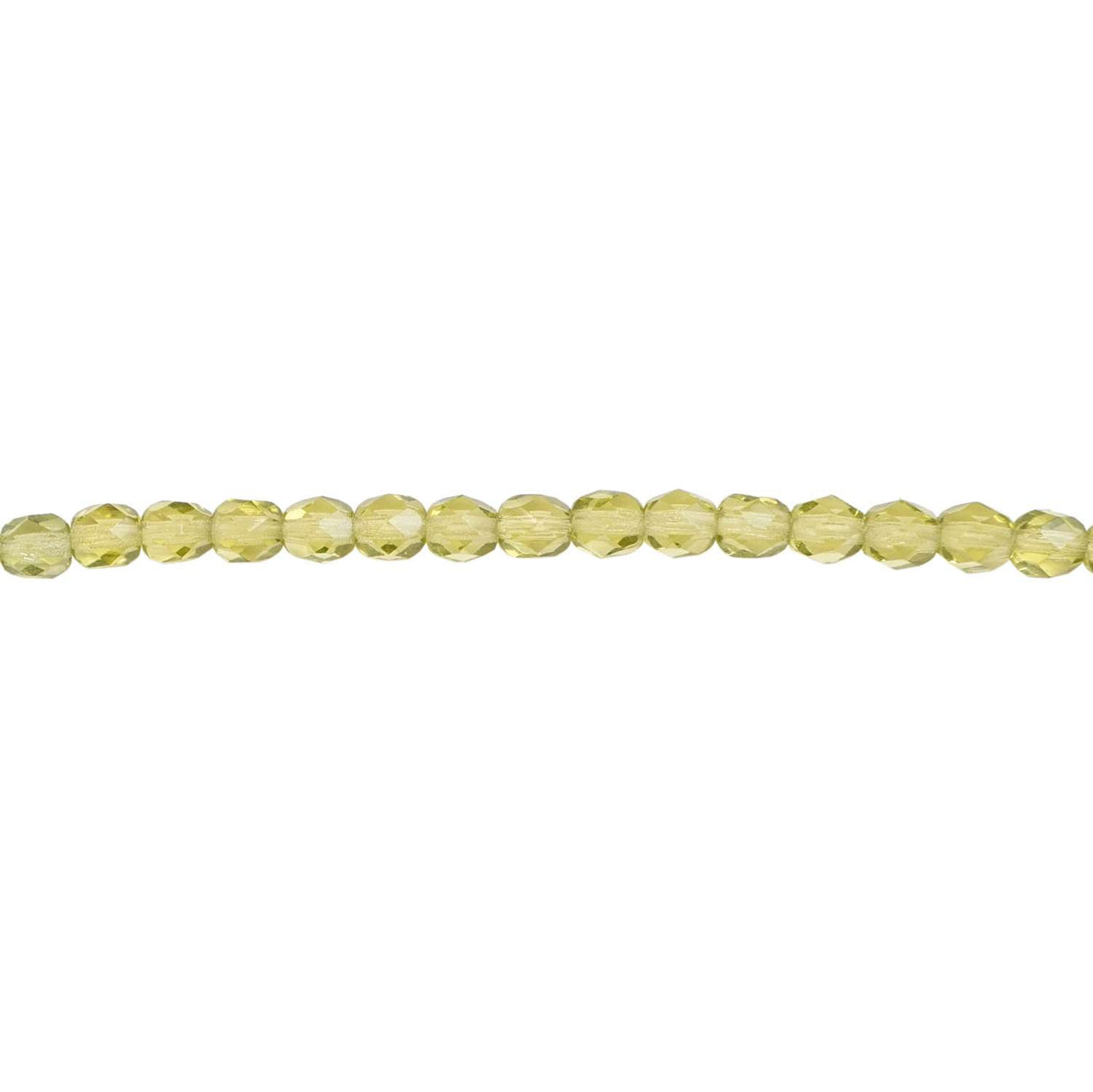 339-43.SLC.1.jpg 4mm Olivine Bead Strand - Firepolished Image