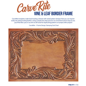CarveRite - Vine & Leaf Border Frame