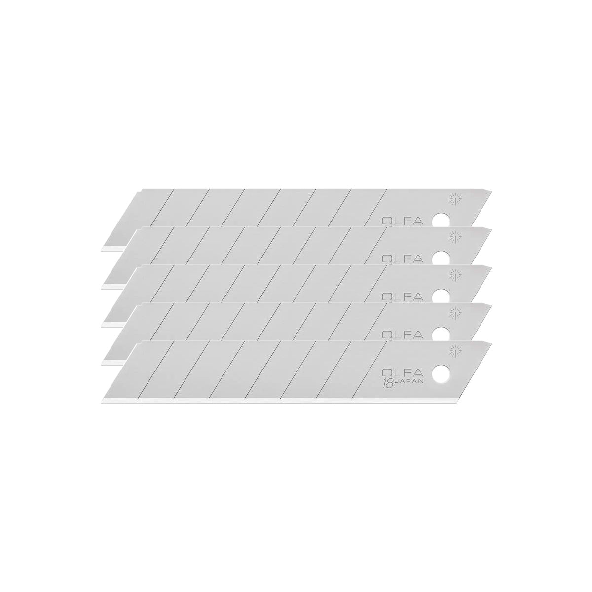 401-5013.SLC.01.jpg 18mm LB Silver Snap Blade - 5 Pack Image
