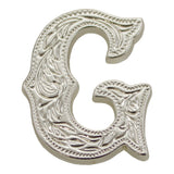 3/4" (G) Alphabet Letter - Silver