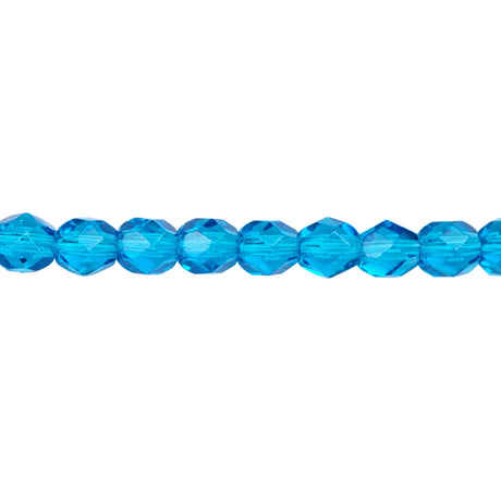 339-47.SLC.1.jpg 4mm Capri Blue Bead Strand - Firepolished Image