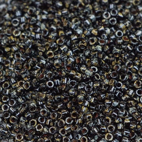 45-1132261.SLC.1.jpg Delica Bead - Picasso Smoky Black Matte DB2261 Image