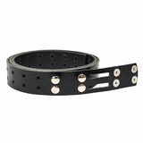 100-2049.SLC.1.jpg 1 1/2" Black Buffalo Double Hole Belt Blank w/ Snaps Image