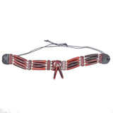 16-5454.SLC.2.jpg Bone Choker - Red W/Drop Image