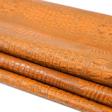 EGOC.Cognac.02.jpg Embossed Gator on Cow Image