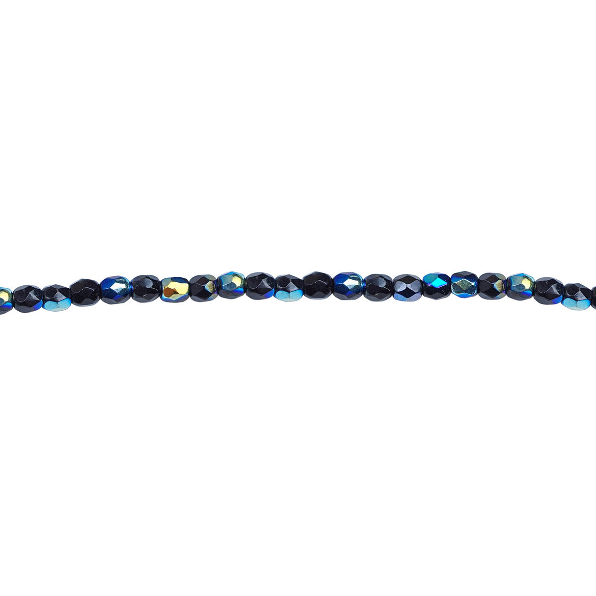 339-4.SLC.1.jpg 3mm Jet AB Bead Strand - Firepolished Image