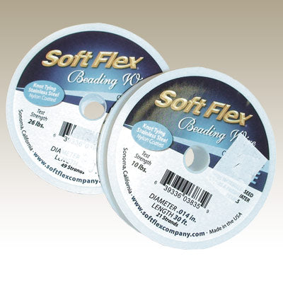 402-01430.SLC.jpg SoftFlex Beading Wire - Stainless Steel .014 - 30ft Image
