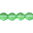 222-4177.SLC.1.jpg 12mm Firepolish Strand - Peridot Image