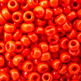 8/0 Seed Beads - Opaque Red 22g