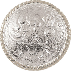 1" High Sierra Concho - Silver Plate