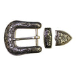 4-187203.SLC.jpg 1" Durango Buckle Set - Antique Silver Plate Image