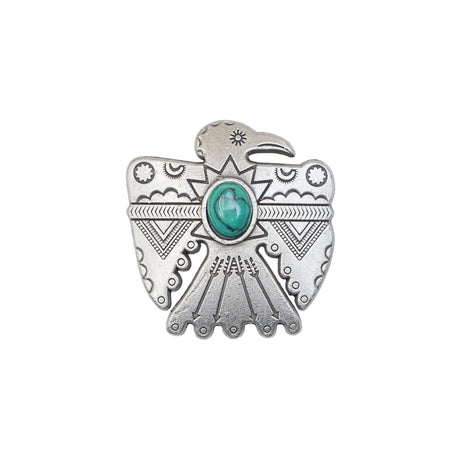 141-001.SLC.2.jpg 1 1/2" Thunderbird Concho - Nickel Image