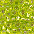 45-69143.SLC.jpg 6/0 Seed Beads - Silver Lined Chartreuse 20g Image
