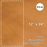 579-1330.SLC.01.jpg Mesquite Brown 5-6 oz. Oil Tan Pre-Cut 12" x 24" Image