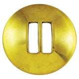 1" Plain Slot Concho - Solid Brass