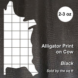 371-17901.SLC.4.jpg Embossed Gator on Cow - Black Image