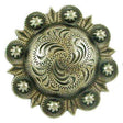 115-86002.SLC.jpg 1" Spiral Berry Concho - Old Silver Image
