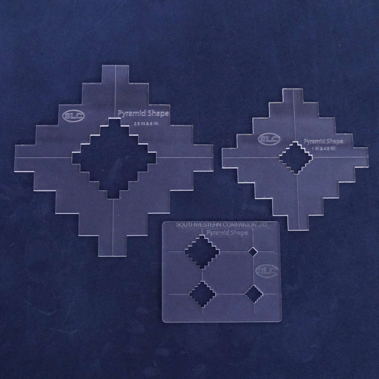 SWAT.Pyramid Set.01.jpg Southwestern Acrylic Template Sets Image