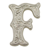 3/4" (F) Alphabet Letter - Silver
