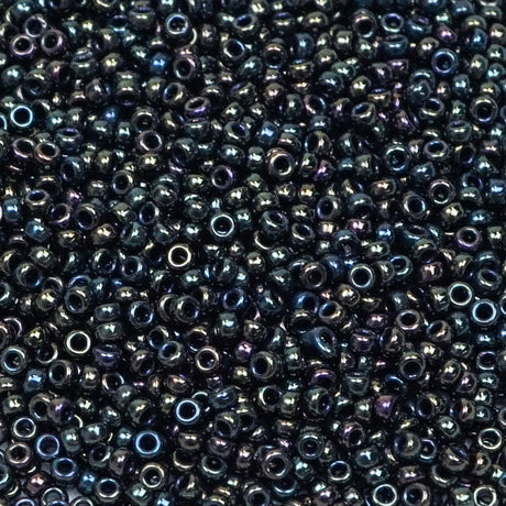 45-159453.SLC.1.jpg 15/0 Seed Beads - Green Iris 8.2g Image