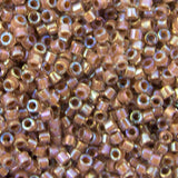 Delica Bead - Cocoa Lined Crystal AB DB1732