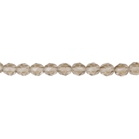 339-103.SLC.1.jpg 8mm Black Diamond Bead Strand - Firepolished Image